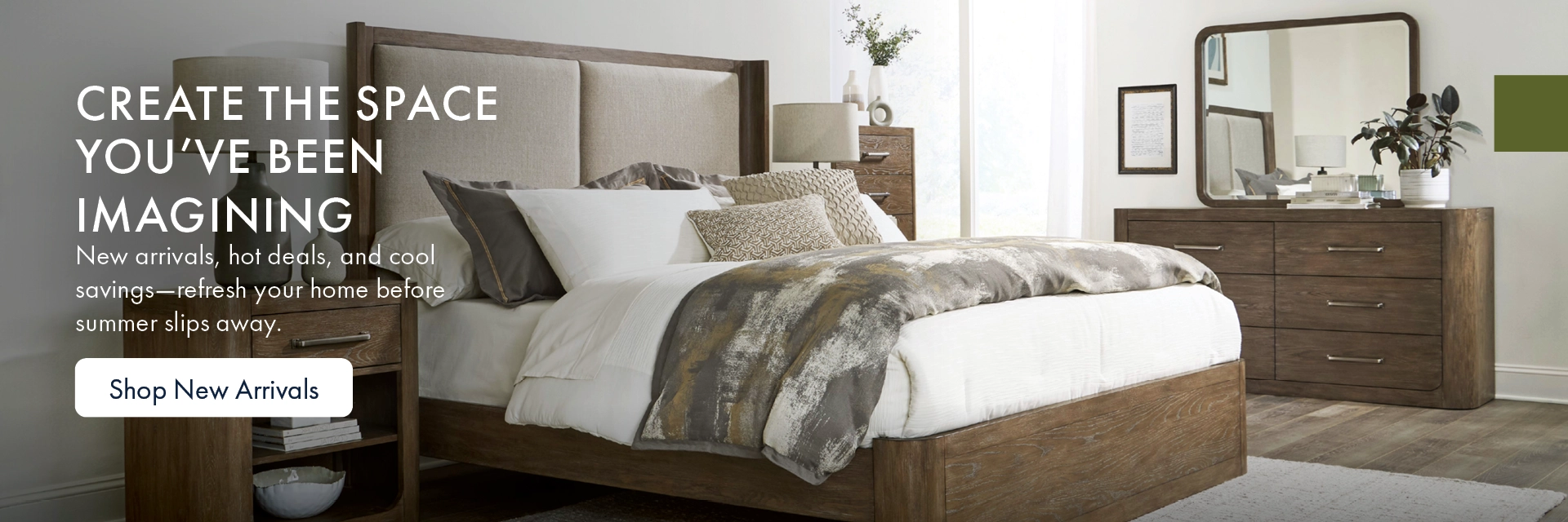 Create the Space You’ve Been Imagining — Shop new furniture arrivals with hot deals and cool savings during Black Friday in July at Morris Home. Refresh your home before summer ends.
