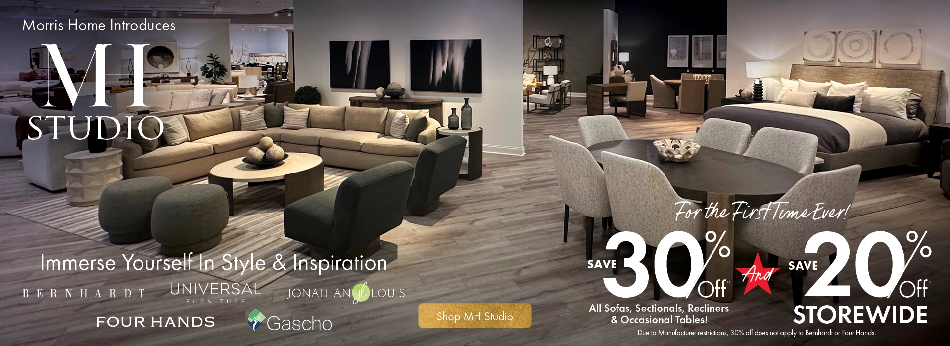 Introducing MH Studio by Morris Home – Luxury furniture, expert design, and timeless style