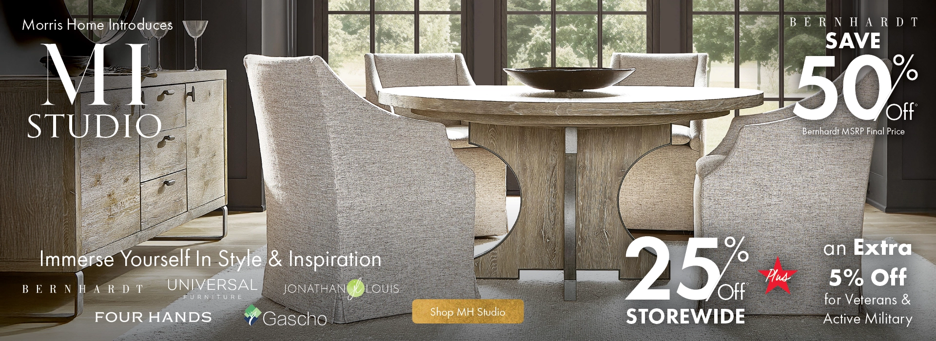 Introducing MH Studio by Morris Home – Luxury furniture, expert design, and timeless style
