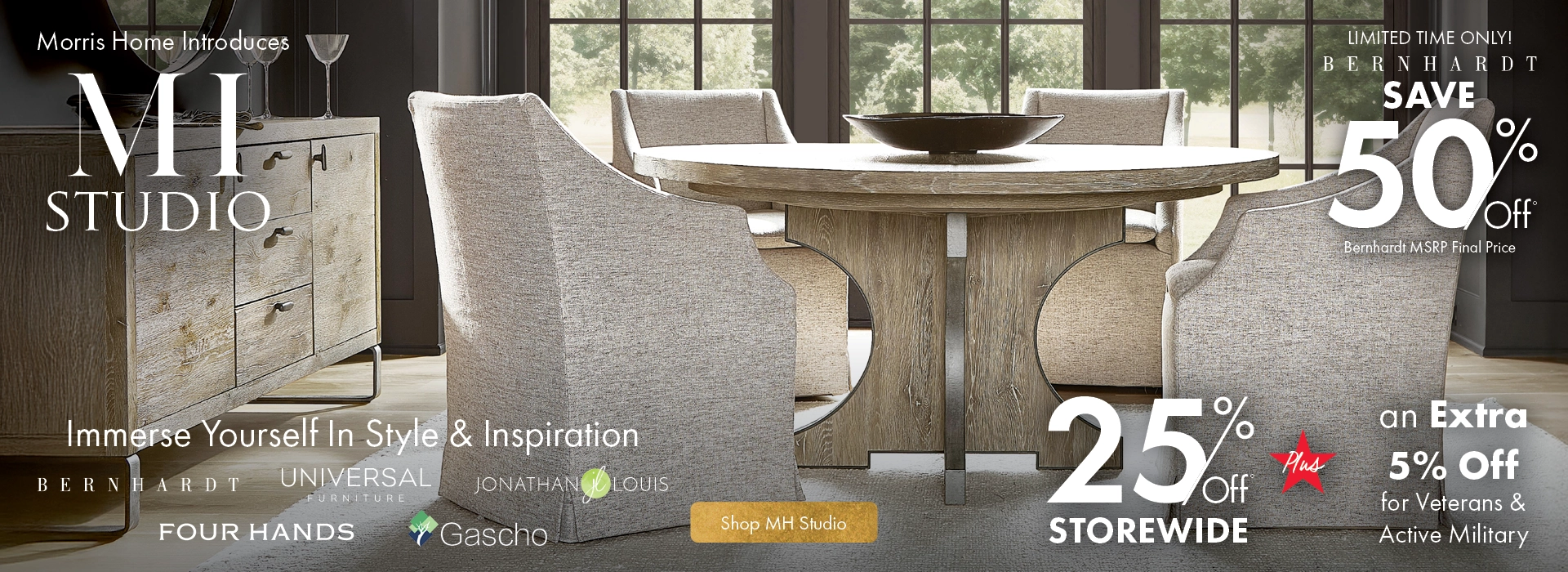 Introducing MH Studio by Morris Home – Luxury furniture, expert design, and timeless style