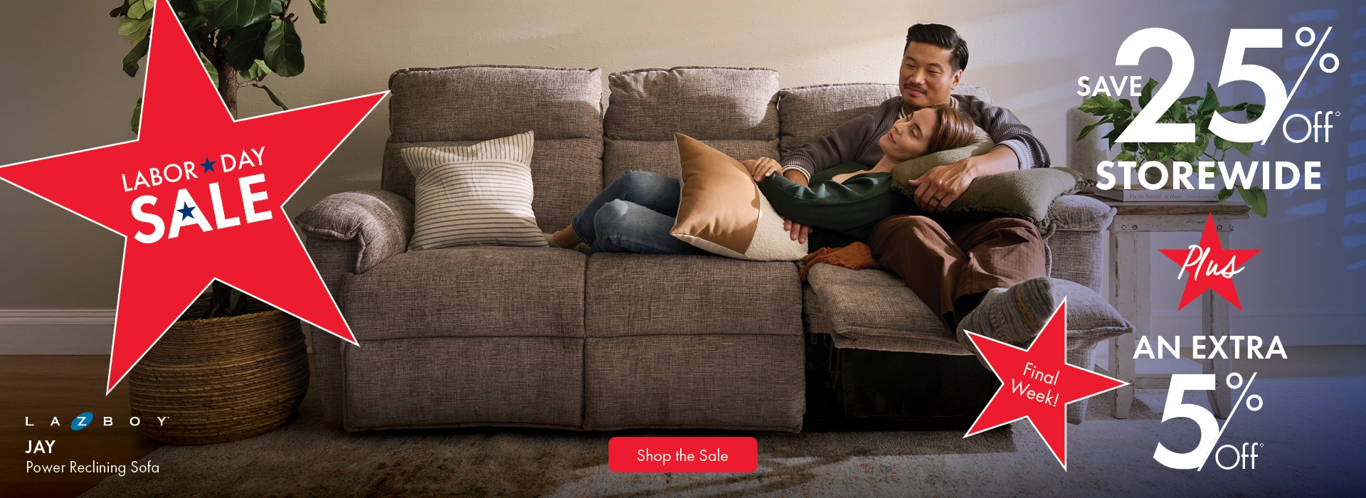 Labor Day Sale at Morris Home – Save 25% off, plus get an extra 5% off for a limited time.