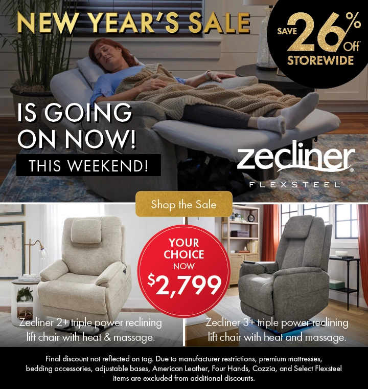 New Year’s Sale featuring new savings and new styles with 26% off storewide—shop the sale now.