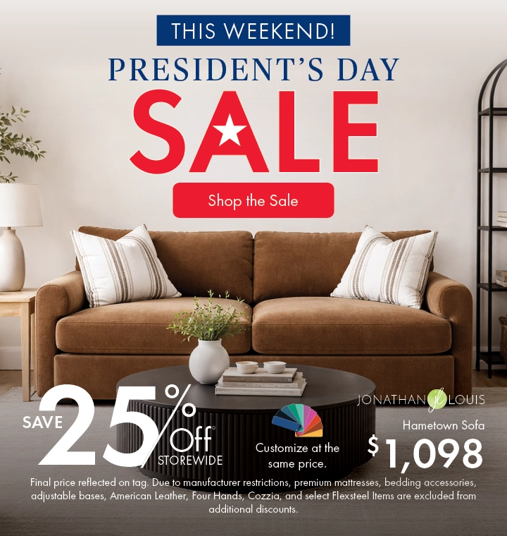 President's Day Sale! Save 25% off storewide—shop the sale now.