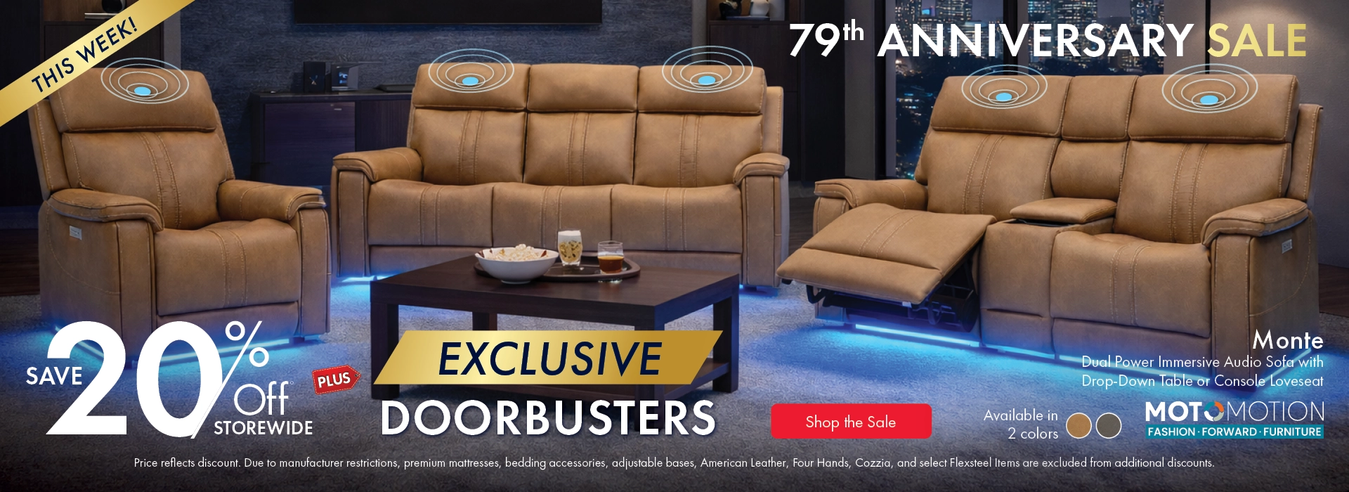 Morris Home Anniversary Sale — save 20% off storewide with exclusive doorbusters. Shop the sale now.