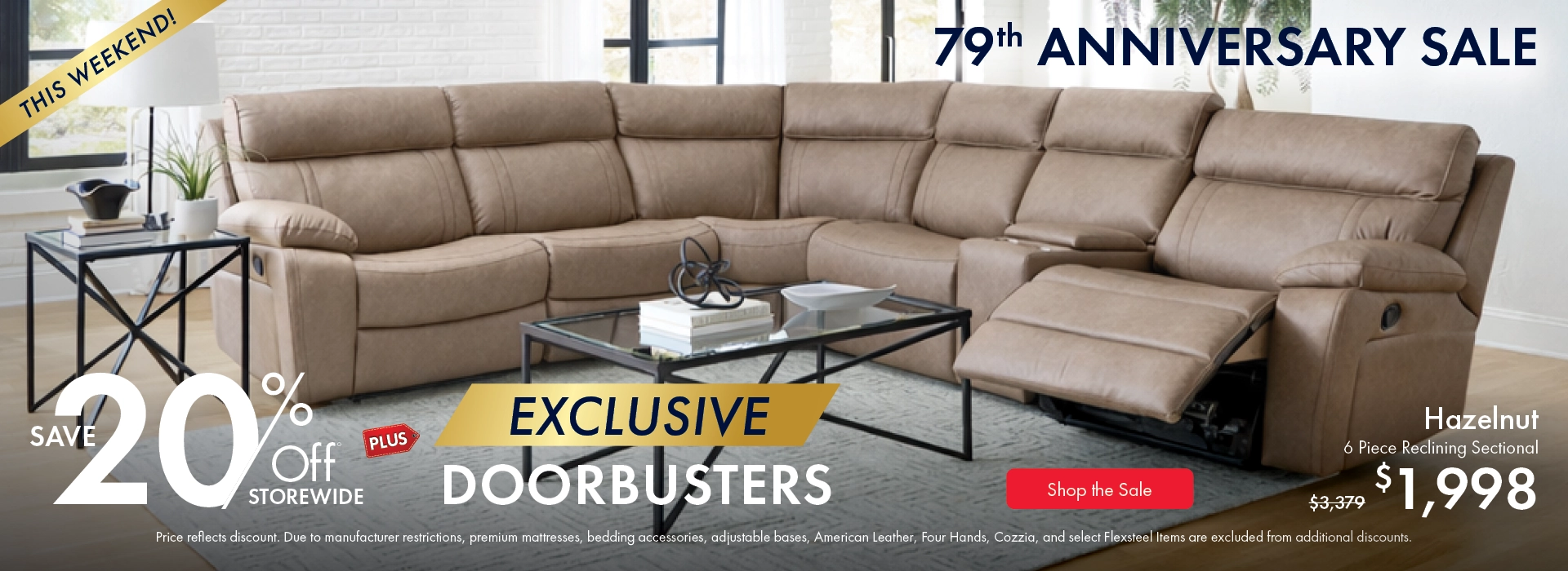 Morris Home Anniversary Sale — save 20% off storewide with exclusive doorbusters. Shop the sale now.