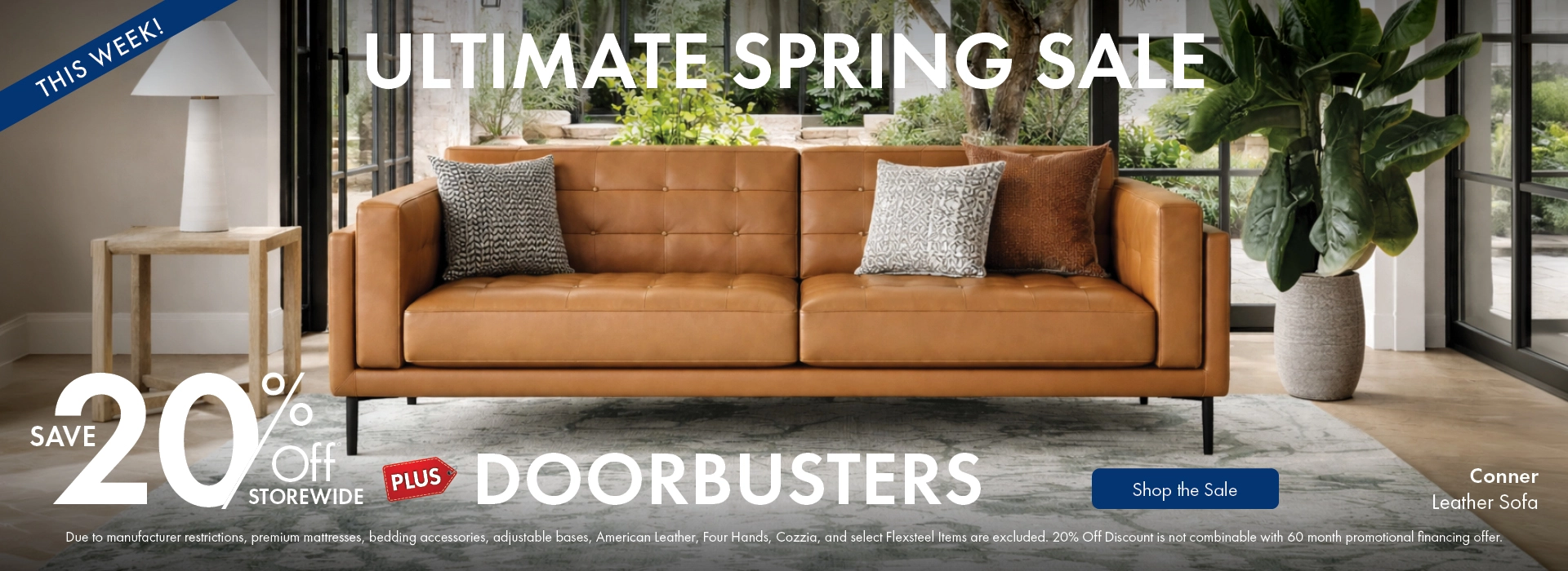 Morris Home Ultimate Spring Sale — save 20% off storewide plus doorbusters. Shop the sale now.