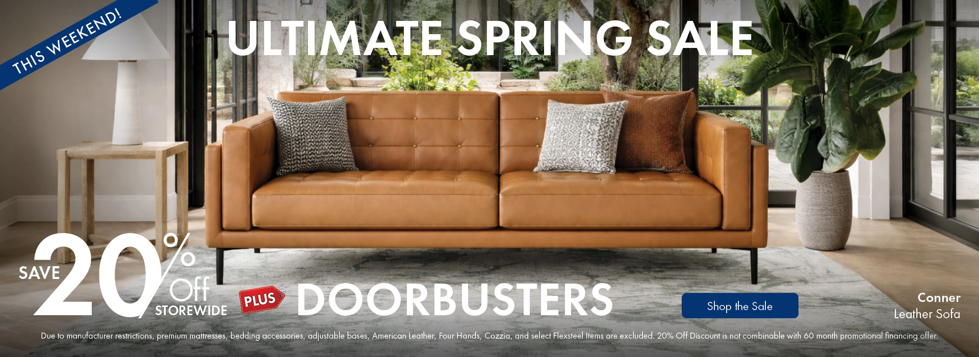 Morris Home Ultimate Spring Sale — save 20% off storewide plus doorbusters. Shop the sale now.