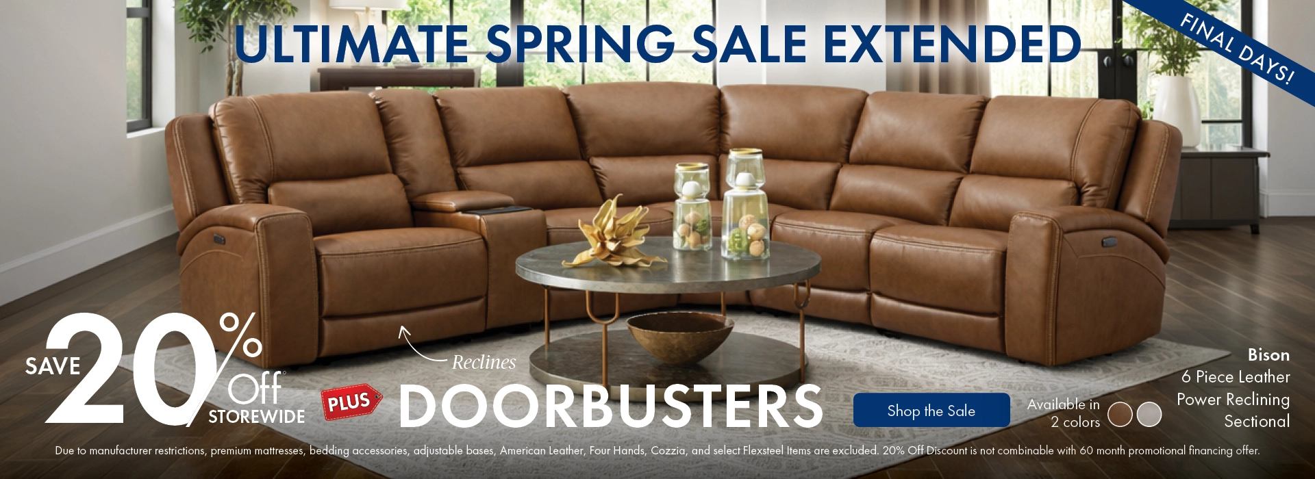 Morris Home Ultimate Spring Sale — save 20% off storewide plus doorbusters. Shop the sale now.