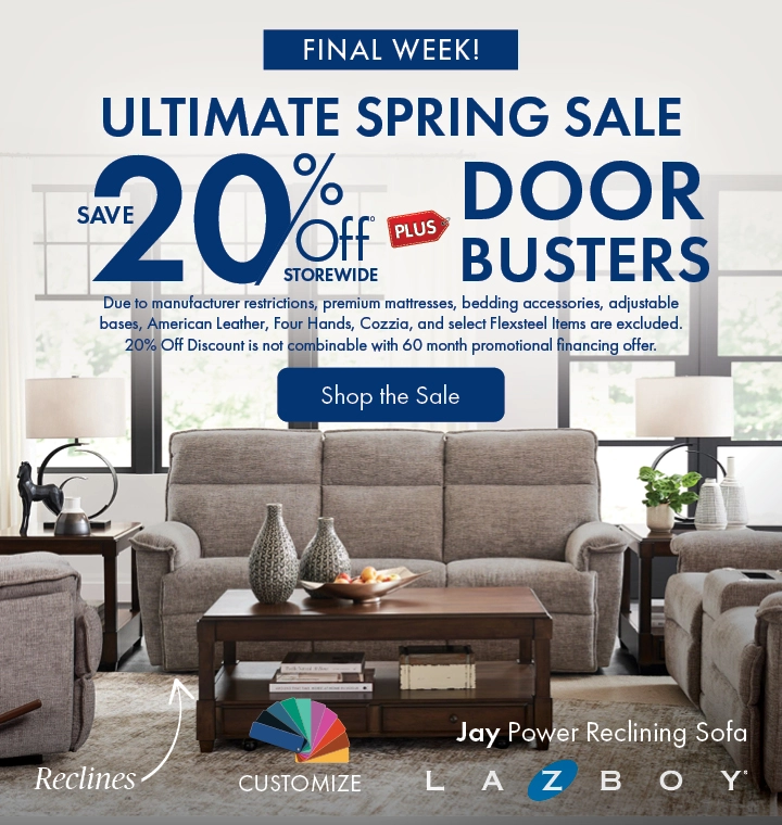 Morris Home Ultimate Spring Sale — save 20% off storewide plus doorbusters. Shop the sale now.