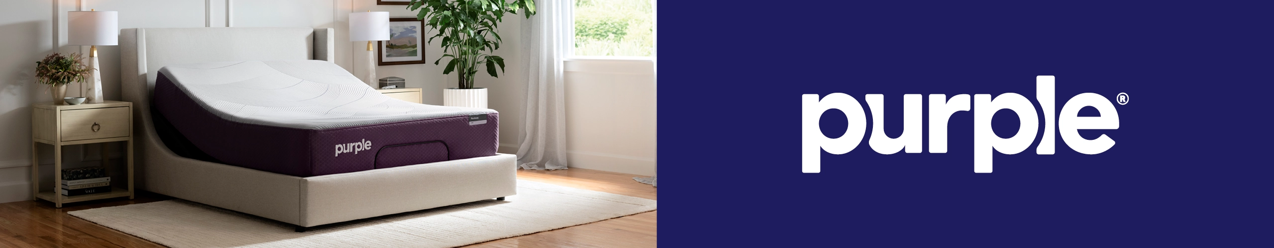 Purple mattresses feature the GelFlex Grid for pressure relief, cooling, and motion isolation, with adaptive support ideal for hot sleepers and couples.