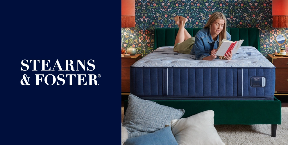 Indulge in handcrafted luxury with Stearns & Foster mattresses—premium comfort, cooling performance, and superior support for your best sleep yet.