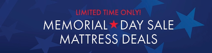 Better Sleep Shop – Limited Time Only! Memorial Day Sale Mattress Deals on top brands for your best night’s sleep.
