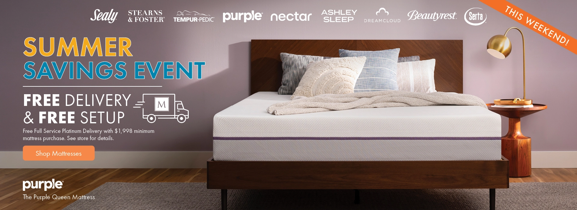 Summer Savings Event at Morris Home and Ashley—Free Delivery and Free Setup. Shop all mattresses on sale.