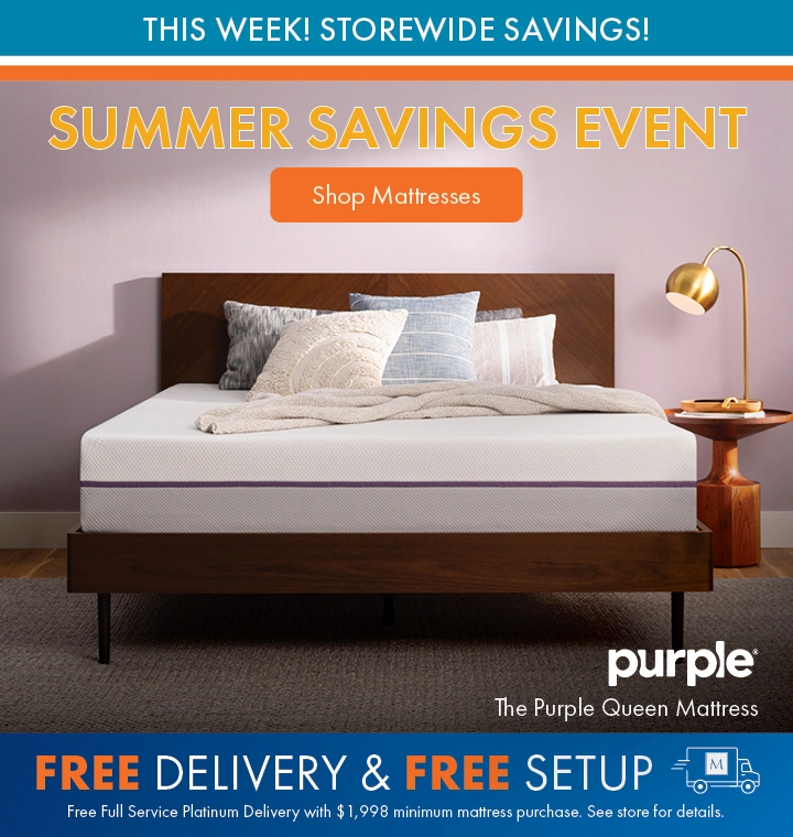 Summer Saving Event at Morris Home and Ashley—Free Delivery and Free Setup. Shop all mattresses on sale.