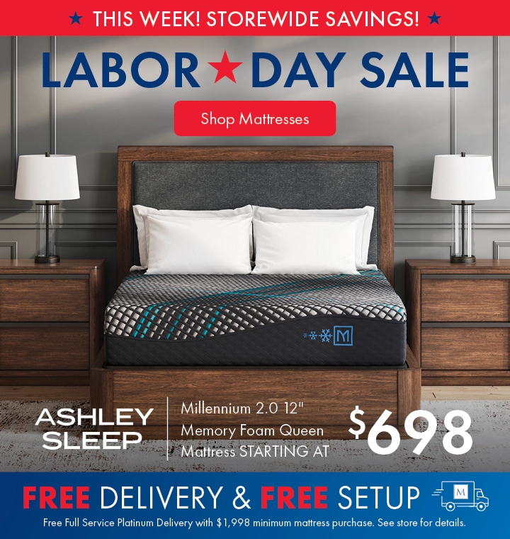 Labor Day Sale at Morris Home and Ashley—Ashley Sleep Millennium 20. 12