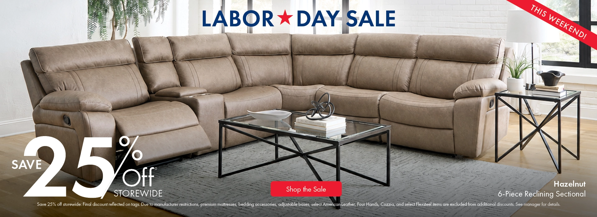 Morris Home Labor Day Sale save 25% off Storewide. Shop the sale now.
