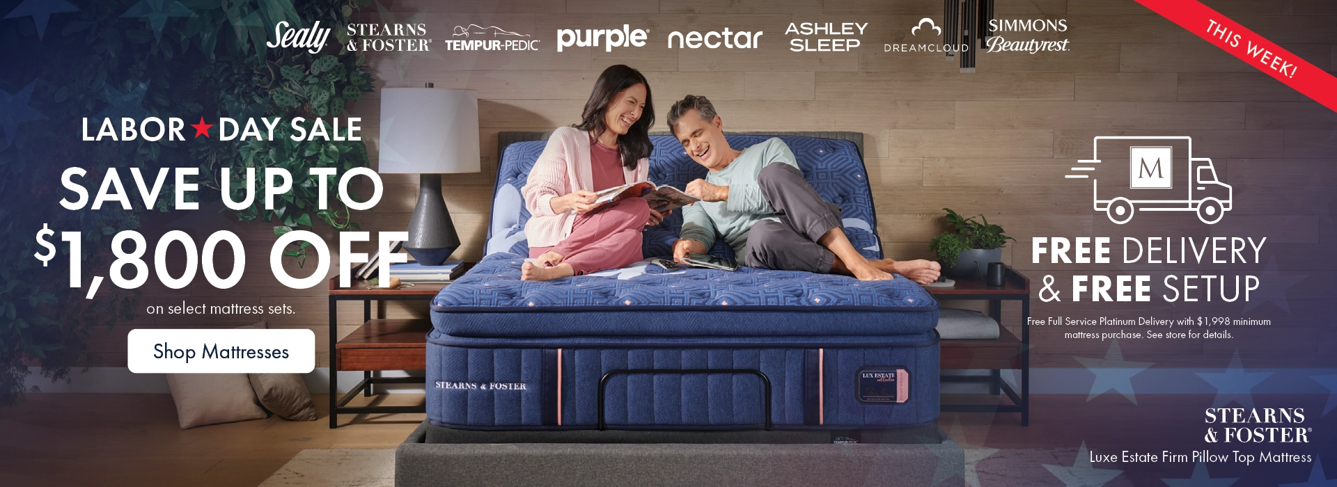 Labor Day Sale at Morris Home and Ashley. Save up to $1,800 on select mattress sets, plus free delivery and free setup. Shop all mattresses on sale.