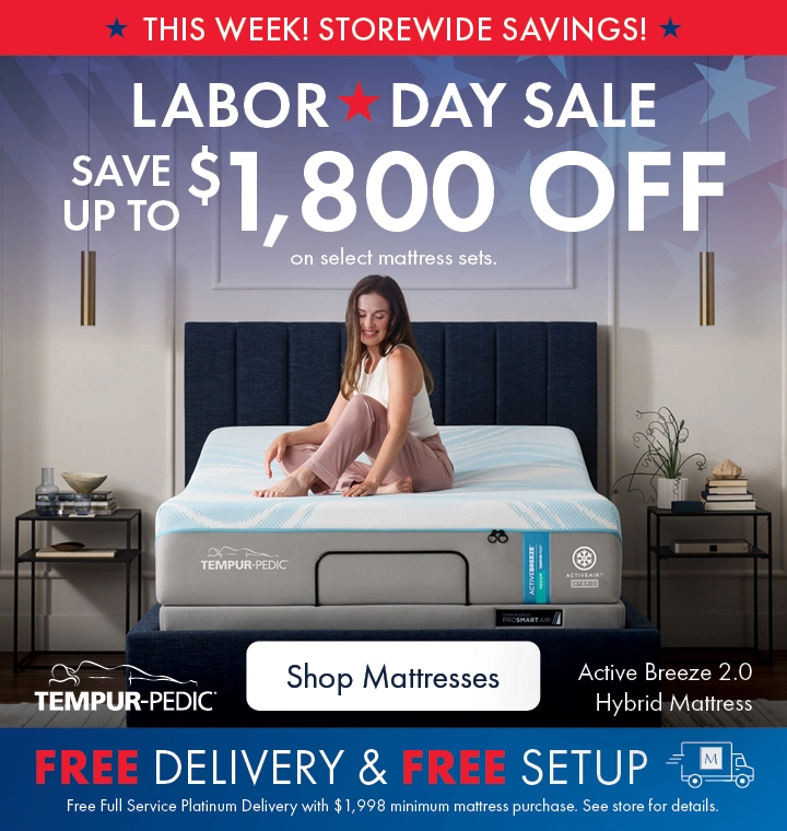 Labor Day Sale at Morris Home and Ashley. Save up to $1,800 on select mattress sets, plus free delivery and free setup. Shop all mattresses on sale.