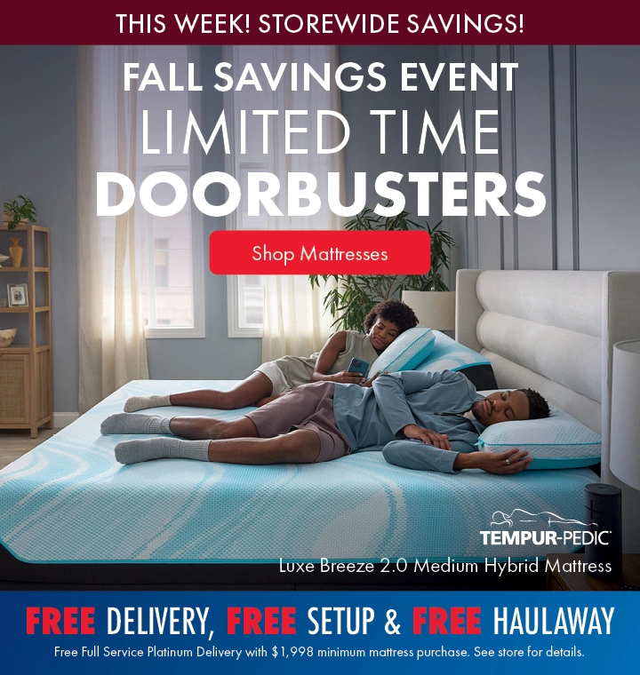 Fall Savings Event at Morris Home and Ashley—Limited Time Doorbusters plus Free Delivery and Free Setup. Shop all mattresses on sale.