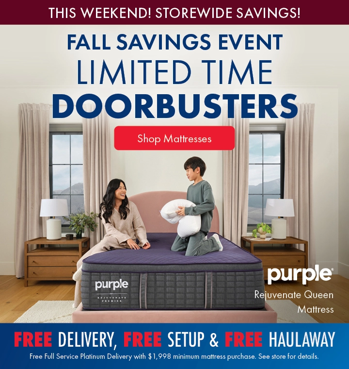 Fall Savings Event at Morris Home and Ashley—Limited Time Doorbusters plus Free Delivery and Free Setup. Shop all mattresses on sale.