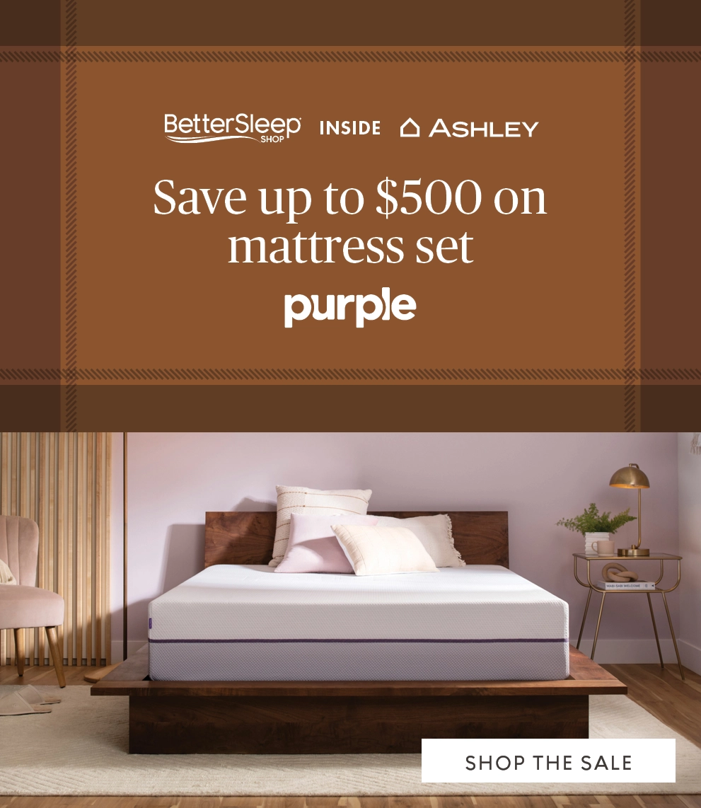 Save uip to $500 on purple mattress sets