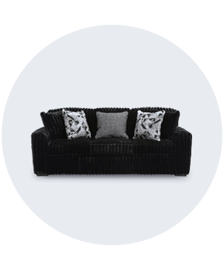 Midnight madness 2 piece sectional