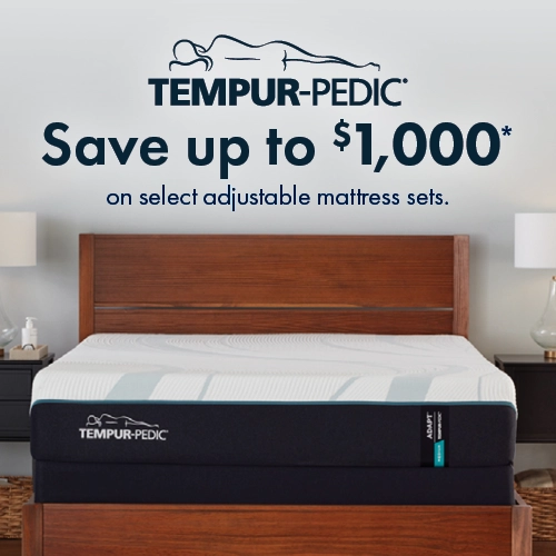 Save up to $1,000 on Tempur-Pedic Mattress Set