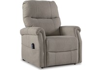  markridge gray power rocker recliner   