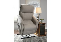  markridge gray power rocker recliner   