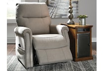  markridge gray power rocker recliner   