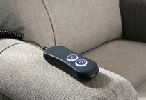  markridge gray power rocker recliner   