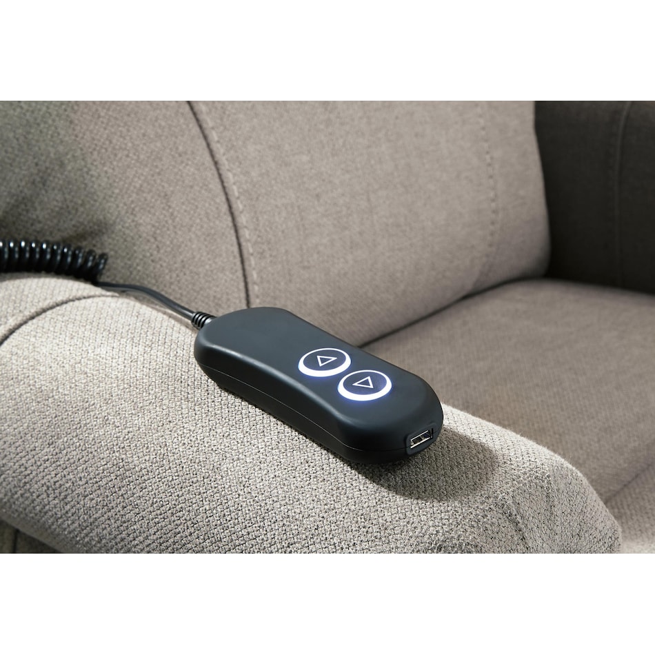  markridge gray power rocker recliner   