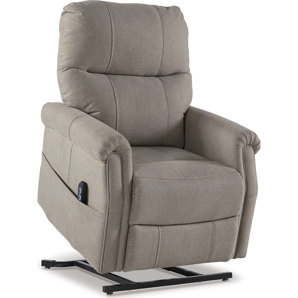  markridge gray power rocker recliner   