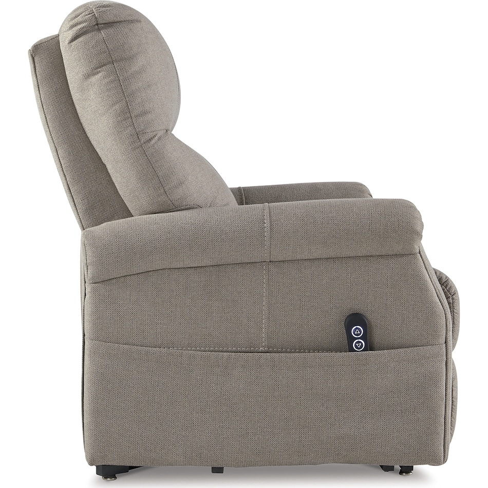  markridge gray power rocker recliner   