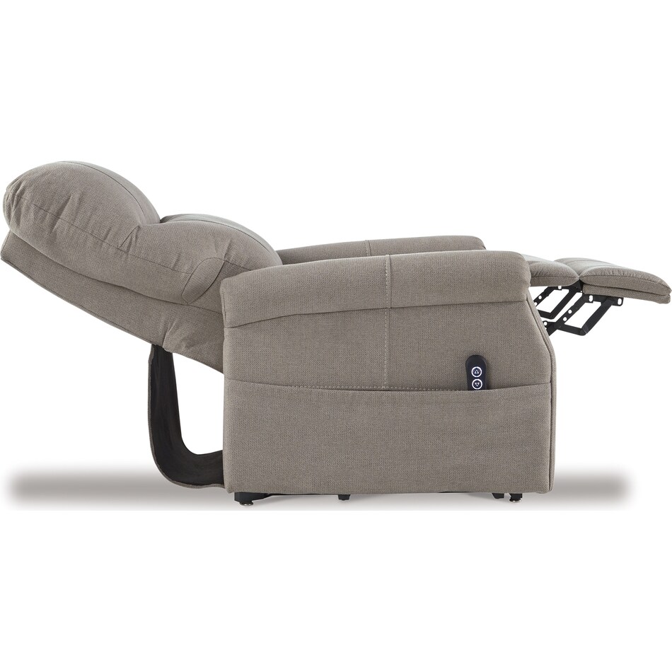  markridge gray power rocker recliner   