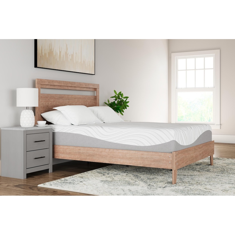  inch memory foam white mattress queen   