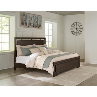 COVETOWN KING PANEL BED