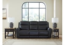 z relaxation black power leather reclining sofa   