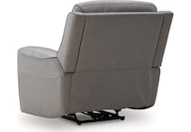z relaxation coin power leather recliner   