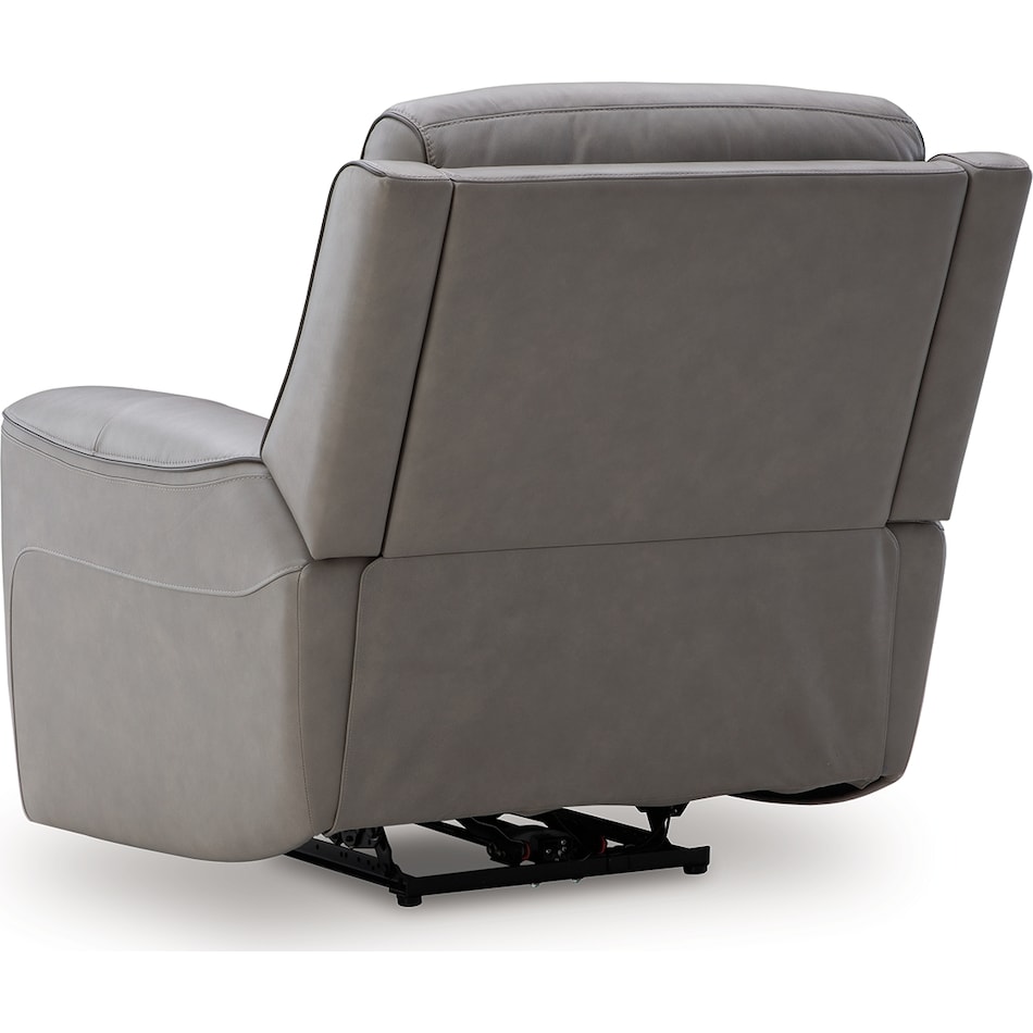 z relaxation coin power leather recliner   