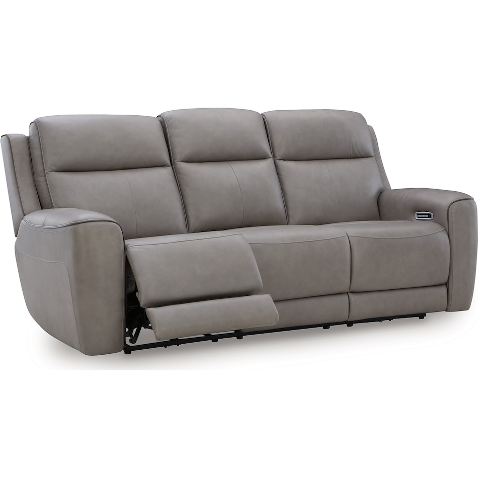 z relaxation coin power leather reclining sofa   