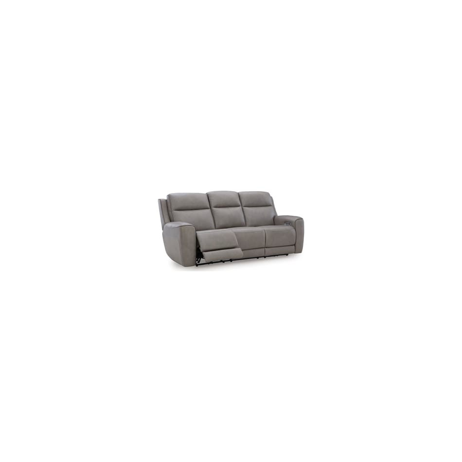 z relaxation coin power leather reclining sofa   