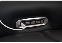 z relaxation onyx power leather reclining sofa   