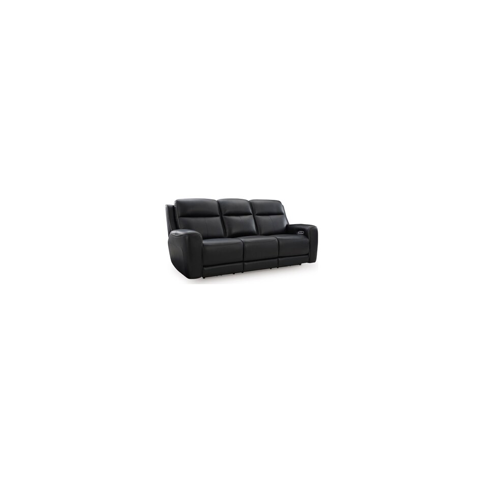 z relaxation onyx power leather reclining sofa   