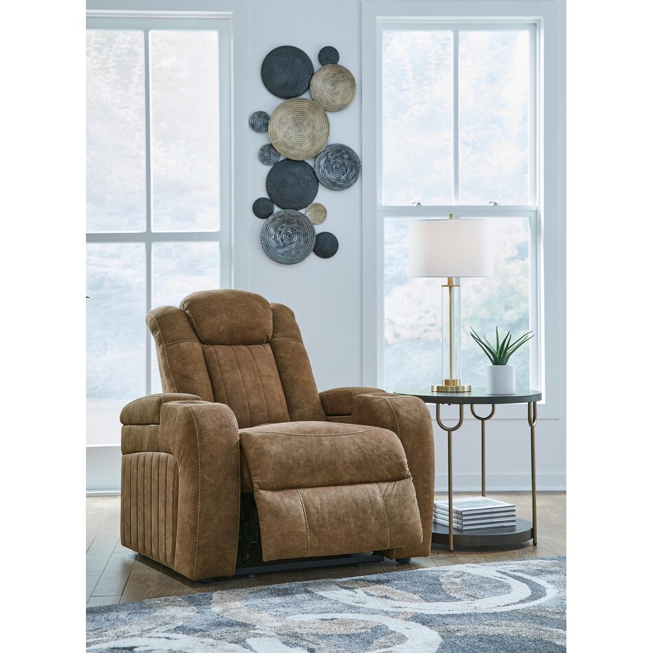  wolfridge brindle power recliner   