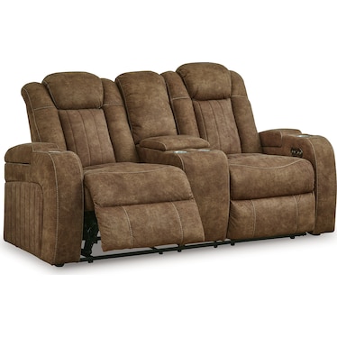 WOLFRIDGE POWER RECLINING LOVESEAT