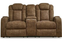  wolfridge brindle power reclining loveseat   