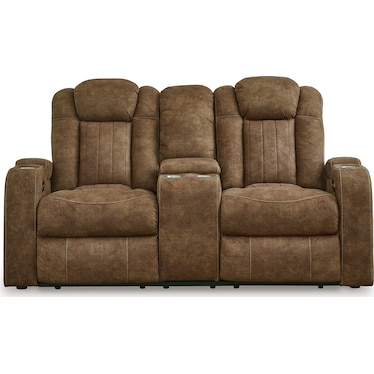 WOLFRIDGE POWER RECLINING LOVESEAT