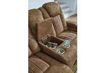  wolfridge brindle power reclining loveseat   