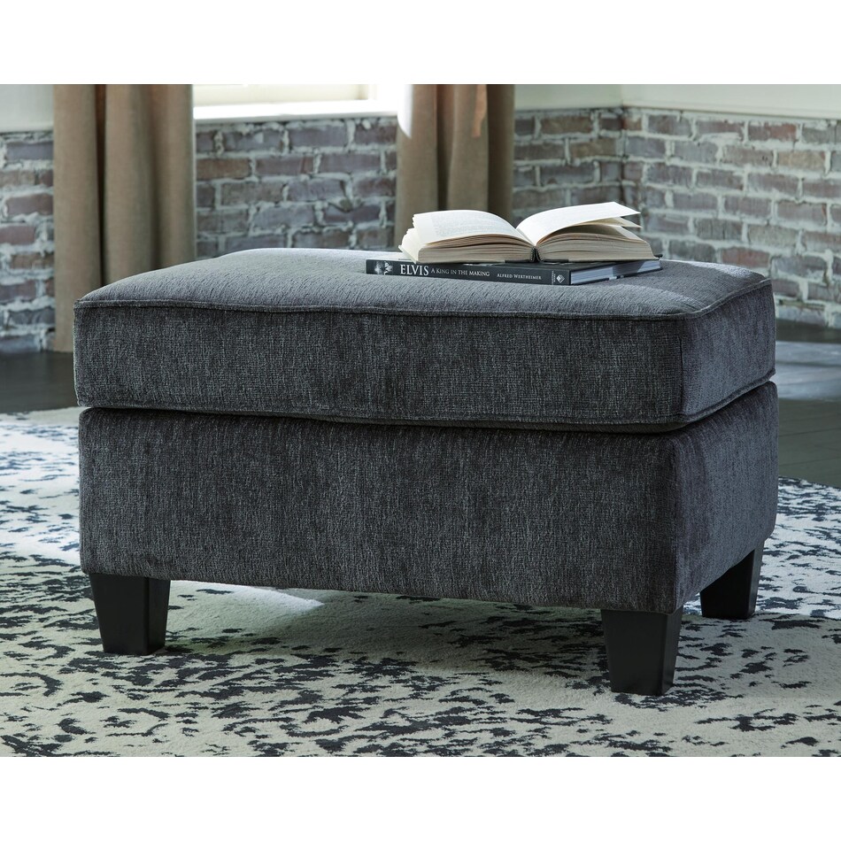 abinger smoke ottoman   